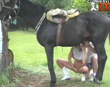 Marido e esposa participa de sexo com Cavalo